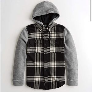 HOLLISTER Hooded Denim Shirt